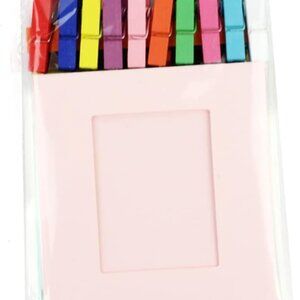 5 in 1 Colorful Kit Assorted Accessory Pack of Sticker Frames Hanging Clips